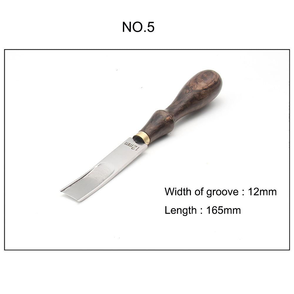 Professional Leather Craft Wide Edger Skiving Bevelers Trimming Tool Sandalwood