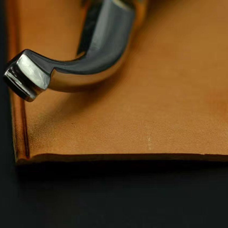 Custom made Quality African Blackwood handle Leather Craft Press Edge DIY Tool