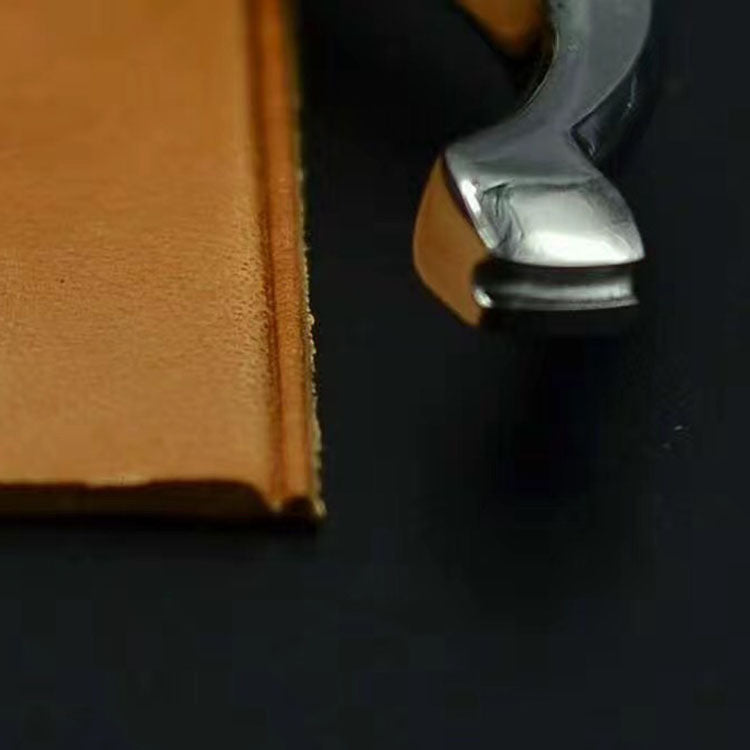 Custom made Quality African Blackwood handle Leather Craft Press Edge DIY Tool