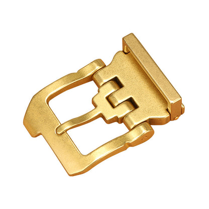 Heavy Solid Brass Pin Belt Buckle for Men Dress Leatherwork Craft DIY 39mm