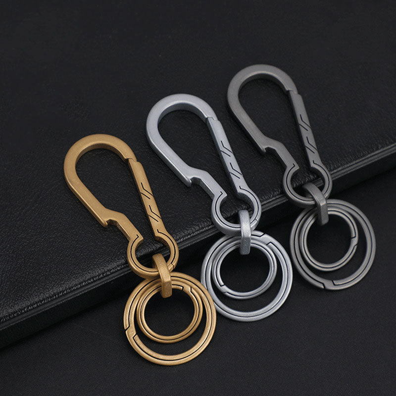 Quality Titanium Key Chain Key Ring Bottle opener Leather Craft Diy Accessories