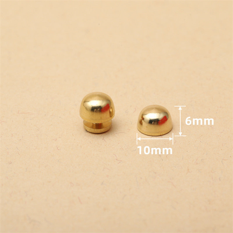 20 x Leather Craft Solid Brass Screw Luggage Punk Nail Stud Rivets Accessories