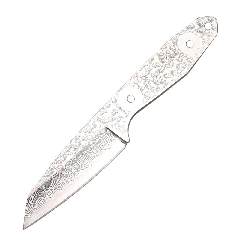 All Damascus Steel Blade Outdoor Knife EDC Damascus Handle Hand Craft DIY