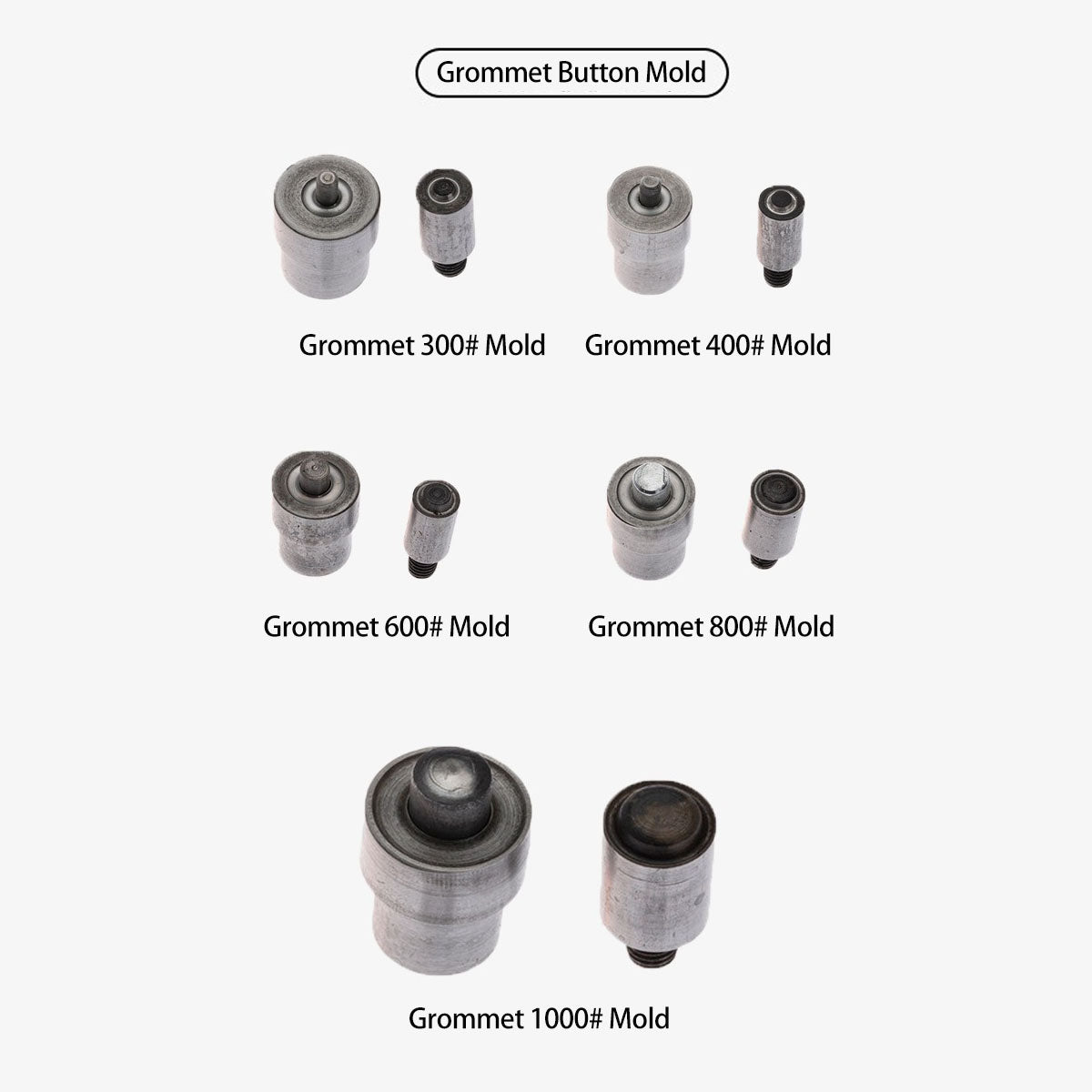 Manual Button Installation Machine Mute Stamping Snap Rivets Eyelet Mold Tools