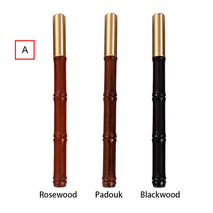 Custom Made Retro Solid Brass Sandalwood Craft Pen Ball Point Pen EDC Gift