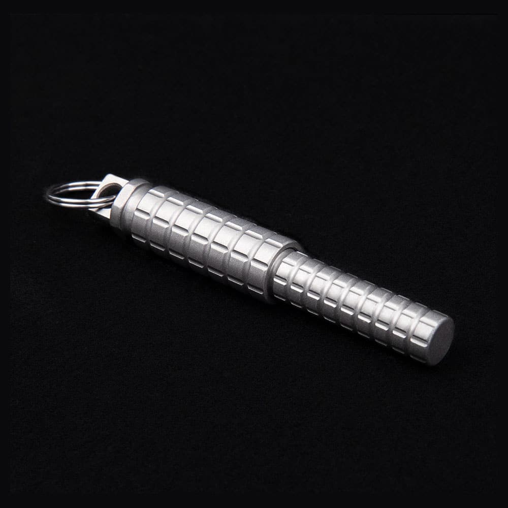 Mini Titanium Alloy Ball Point Pen Art Craft Pocket Keychain Carry EDC Gift