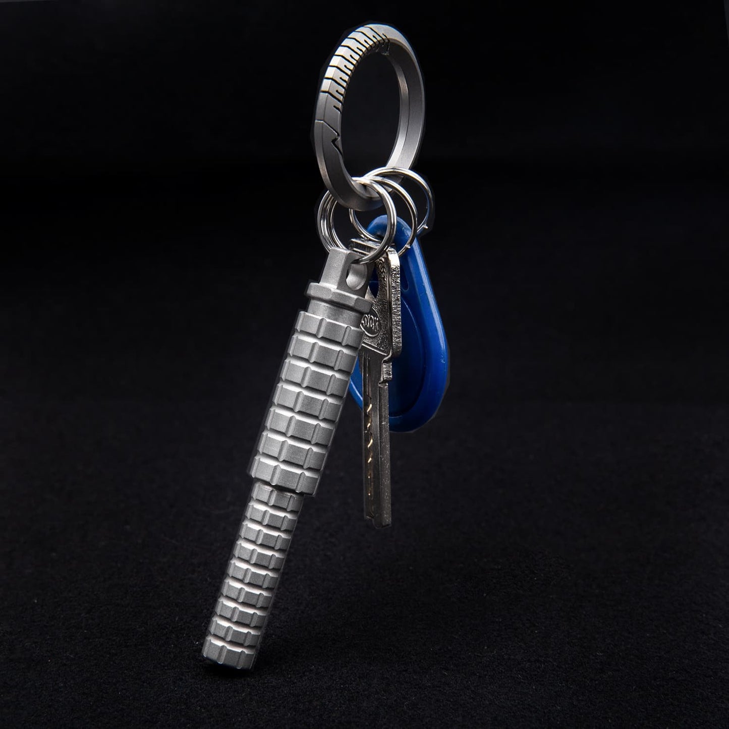 Mini Titanium Alloy Ball Point Pen Art Craft Pocket Keychain Carry EDC Gift