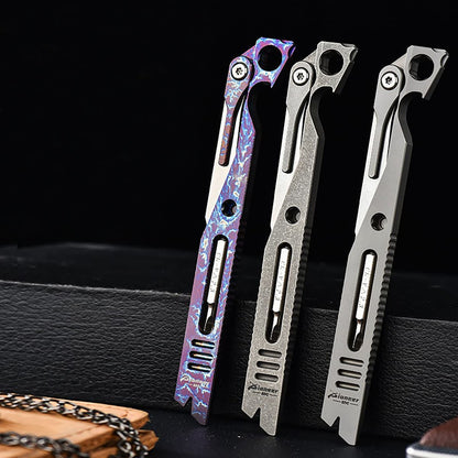 Titanium Multifunction ScrewDriver Bottle Opener Knife Portable Outdoor EDC Tool