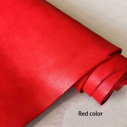 Oil Rich Vegetable Tanned Lychee Pattern Soft Genuine Leather Craft Material DIY 2~2.5mm Thickness