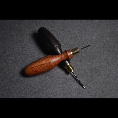 Leather Craft Stitching Awl For Sewing Diy Tools Round Diamond Hexagon Olive