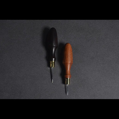 Leather Craft Stitching Awl For Sewing Diy Tools Round Diamond Hexagon Olive