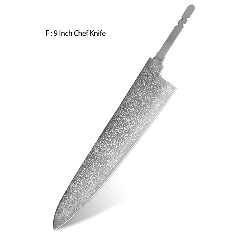 Kitchen Chef Making Knife Blank Blade DIY Tool Home Hobby Damascus Material