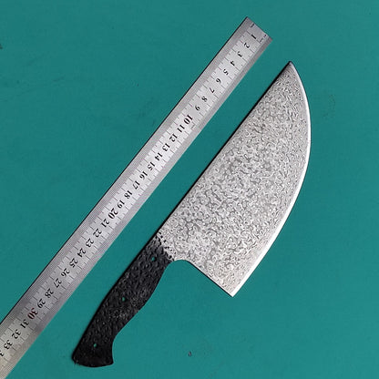 Damascus Steel Chef Knife Blank Blade DIY Tool Home Hobby Kitchen Craft Material