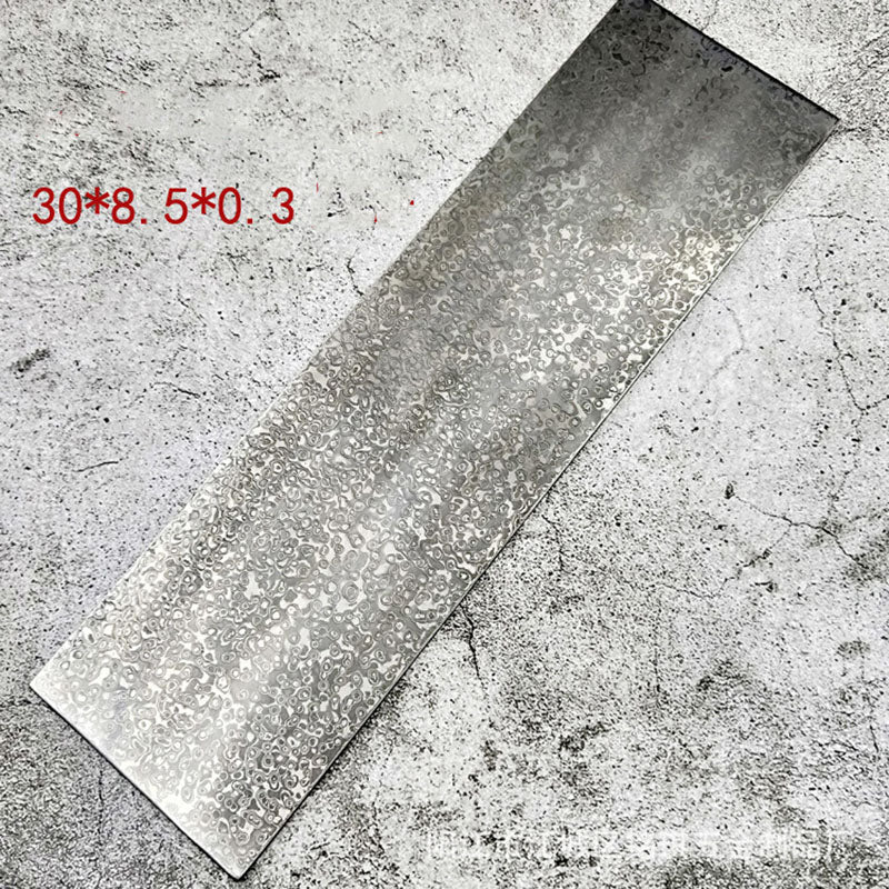 Big Size Damascus Steel Billet Bar Blank Making Kitchen Knife Blade Diy Material