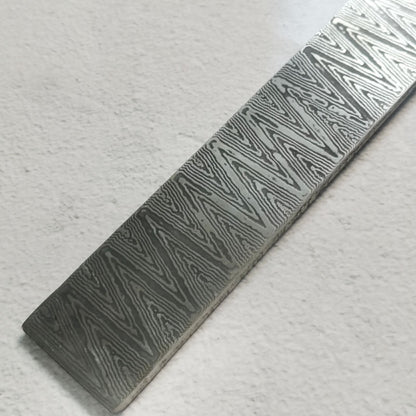 New Design Damascus Steel Billet Bar Blank Making Knife Blade Diy Material