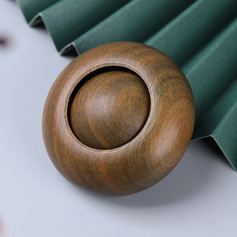 Luxury Wooden Craft Transfer Ball Finger Massager Hand Toy Relieve Pressure EDC