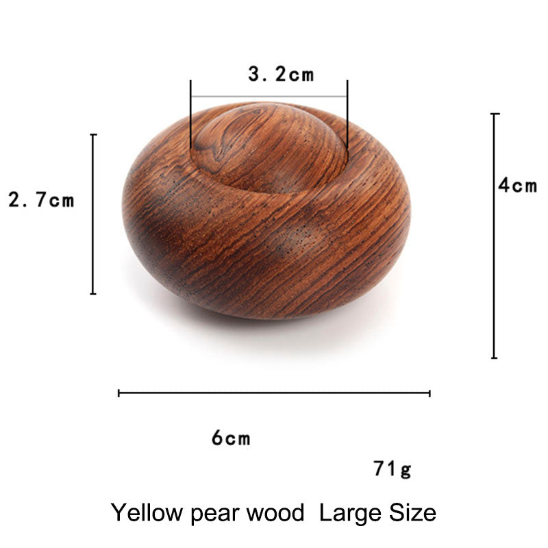 Luxury Wooden Craft Transfer Ball Finger Massager Hand Toy Relieve Pressure EDC