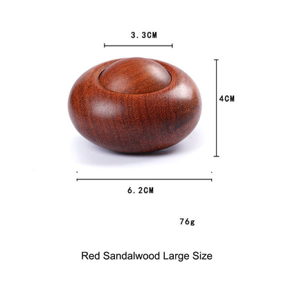 Luxury Wooden Craft Transfer Ball Finger Massager Hand Toy Relieve Pressure EDC