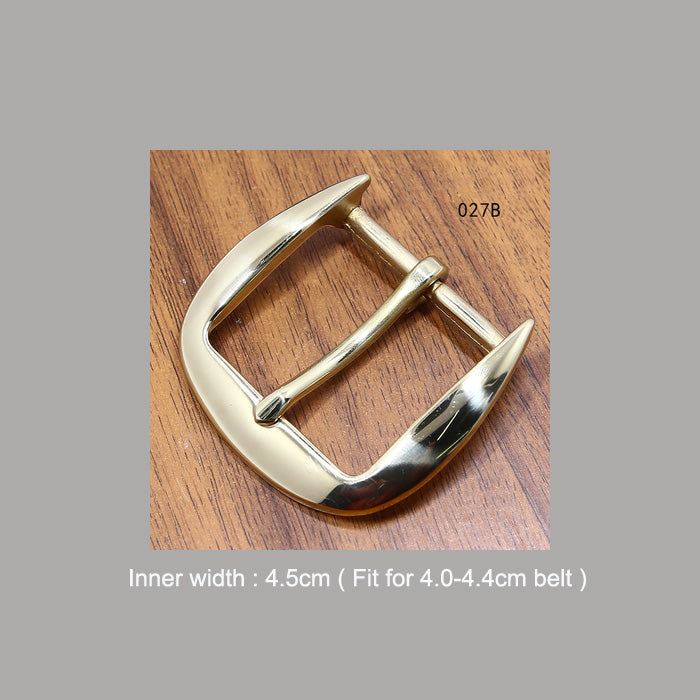 4.5cm Solid Brass Pin Belt Buckle for Men Women Leather craft DIY 42/4 –  Bavercraft