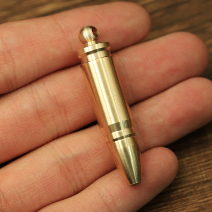 Artistic Copper/Brass Bullet Pendant Key Chain Wallet Bag Accessories DIY