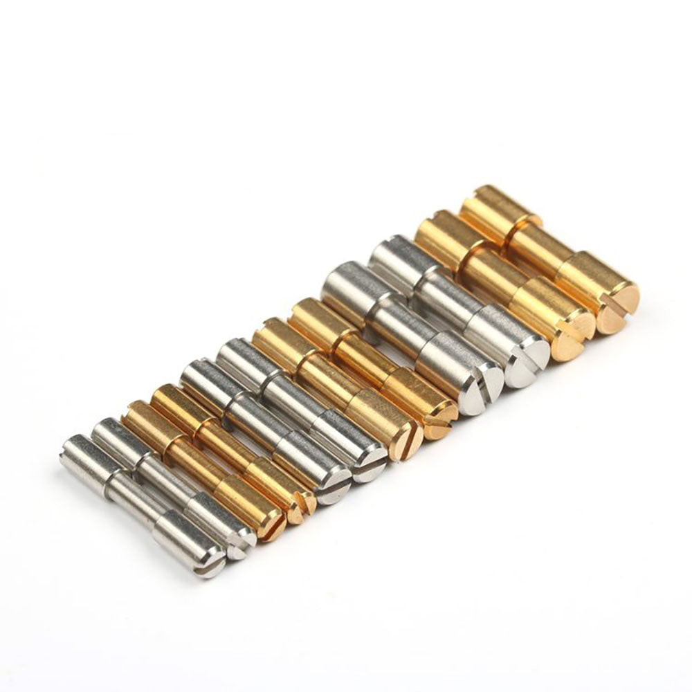 10x Brass Steel Corby Bolt Fasteners For Tactical Lock Rivets Make Knife Handle