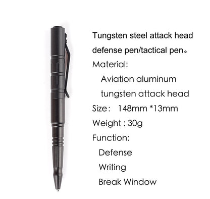 Multifunction Self Defense Tactical Pen Pencil With Tungsten head grass breaker