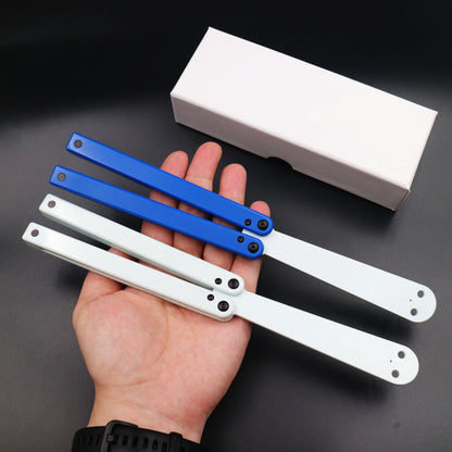 POM plastic Satefy/Durable Practice Balisong Butterfly Training Toy Trainer Knife