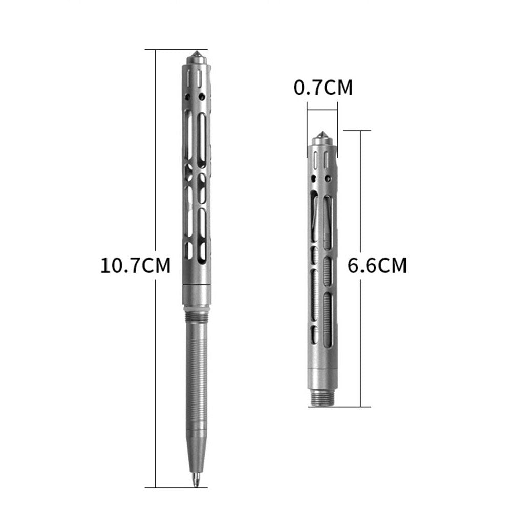 Mini Titanium Alloy Writing Defensive Tactical Pen Portable Pendant EDC Gift