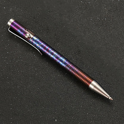 Retractable Ballpoint Pen Titanium Alloy Signature Executive Portable Pocket EDC