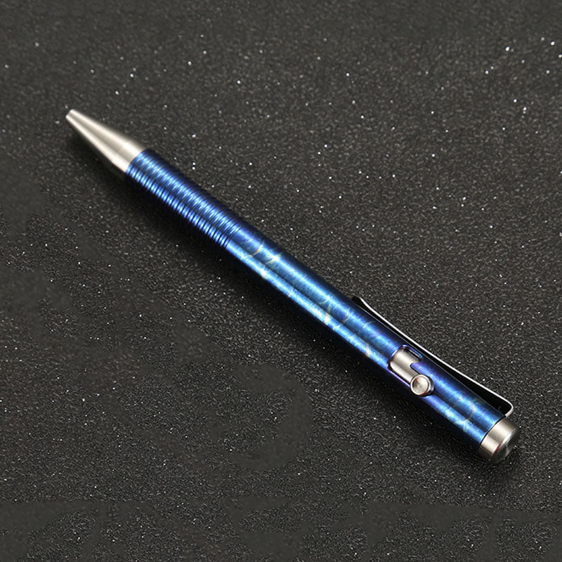 Retractable Ballpoint Pen Titanium Alloy Signature Executive Portable Pocket EDC