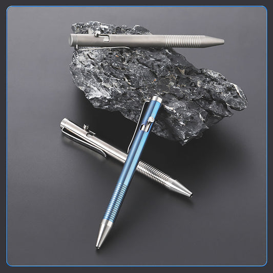 Retractable Ballpoint Pen Titanium Alloy Signature Executive Portable Pocket EDC