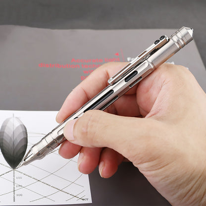 Solid Titanium Alloy Self Defense Tactical Survival Tool Pencil Signing EDC Gift