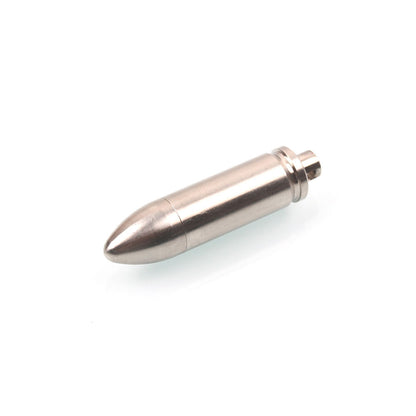 Mini Titanium Waterproof Medicine Box Pill Case Ti Bullet Shape Necklace Pendant