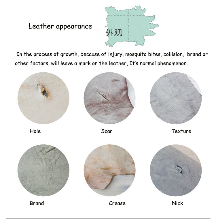 Fog Waxed vegetable tanned cowhide genuine leather material for handcraft DIY