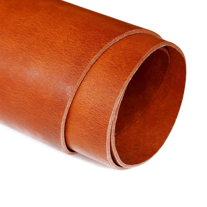 3~4mm Thick Vegetable Tanned Cowhide Genuine Leather Craft Sheath/Belt Material