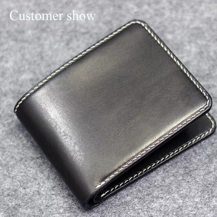 Black Full Grain Vegetable Tanned Tooling Leather Leathercraft Natural DIY