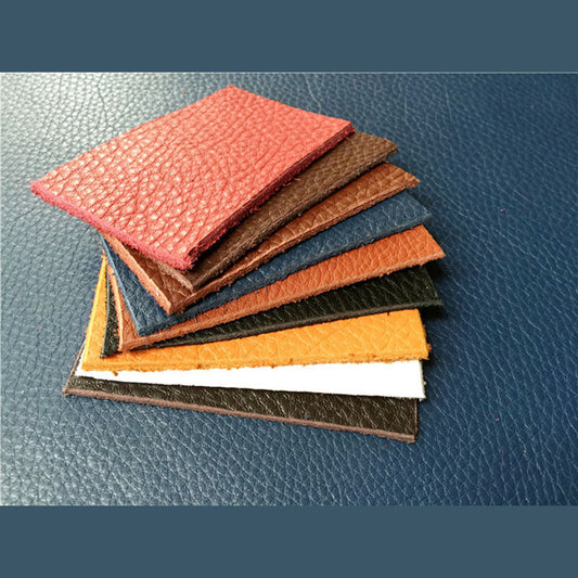 First Layer Lychee Grain Veg Tanned Leather Craft DIY Material Genuine Cowhide