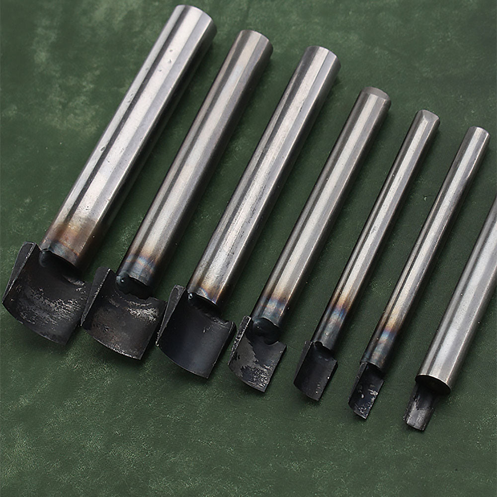 Steel Quarter Round Leather Craft Arc End Cutter Punch Strap Belt Wallet tools
