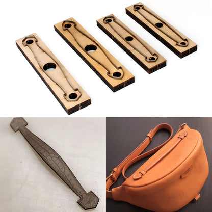 Leather craft Bag Handle Cutting Mould Template Japan Blade Cutter Die DIY