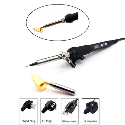 Handle Electric Soldering Iron Mini Leather Wrinkles Removing Smoothing 110~220V