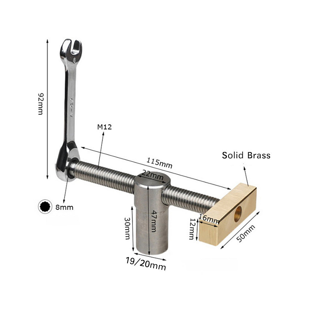 Woodworking Craft Table Fixture Wood Lath Fix Clamp Craftsmen Diy Tools