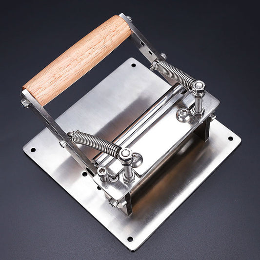 Stainless Steel Leather Craft Thinning Machine Manual Cutting Peeler Diy Tools