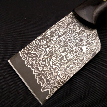 Damascus Blade Knife cutting Leathercraft Skiver cutter Tools Narra handle US