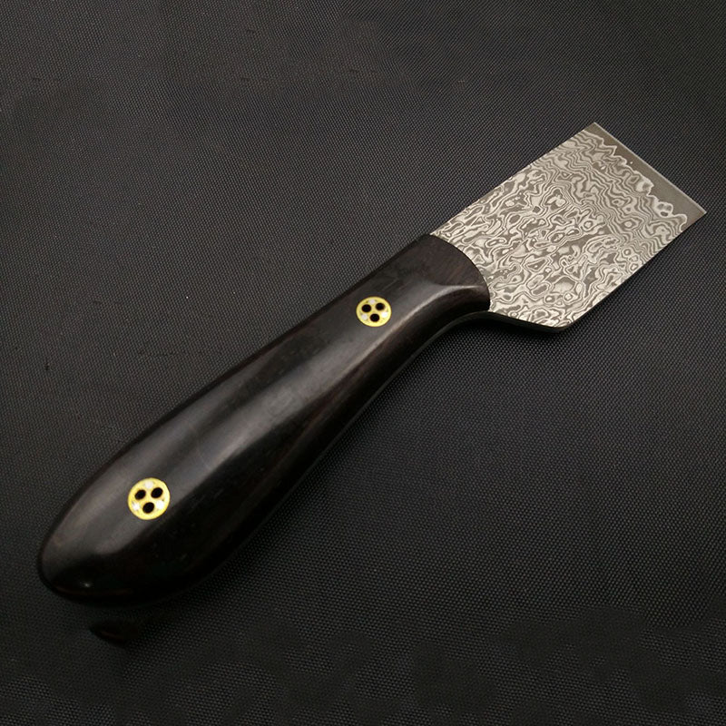 Damascus Blade Knife cutting Leathercraft Skiver cutter Tools Narra handle US