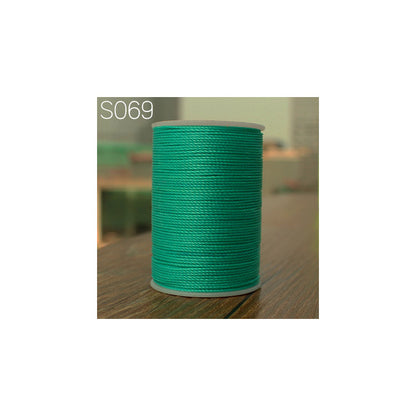 Professional 3 Strands Waxed Lined Thread 0.8mm 60M hand sewing leathercraft