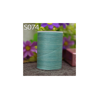 Professional 3 Strands Waxed Lined Thread 0.8mm 60M hand sewing leathercraft