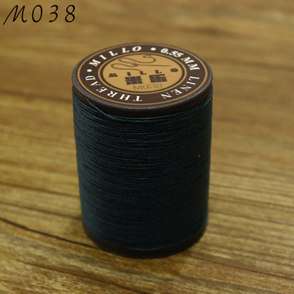 Professional dacron waxed Thread 0.4mm 225M hand sewing leather craft work Diy