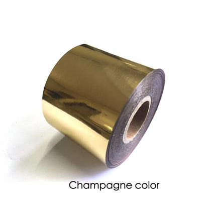 Hot Foil roll Stamping Gilt Paper Heat Transfer Anodized Gilded Paper leather pvc wood emboss logo Tool DIY 120M Length