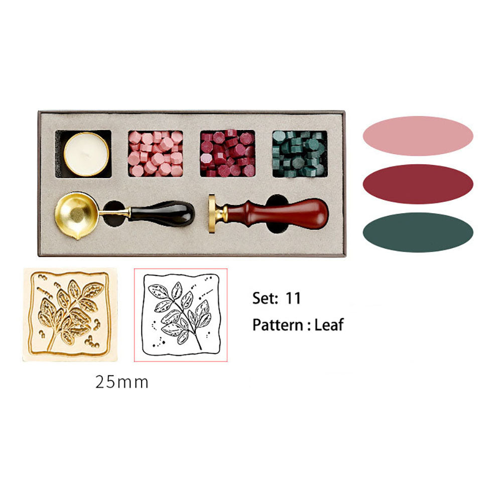 Sealing Seal Wax Envelope Wedding Invitation Stamp Letter Card Copper Head Set