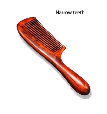 Wood Craft Rosewood Traditional Art Spliching Massage Comb Health Hair Therapy